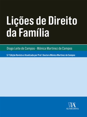 cover image of Lições de Direito da Família--5ª Edição